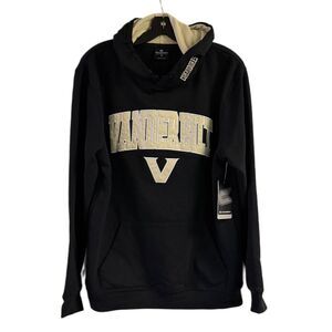 NWT Colosseum Vanderbilt Commodores Black Hoodie Size M